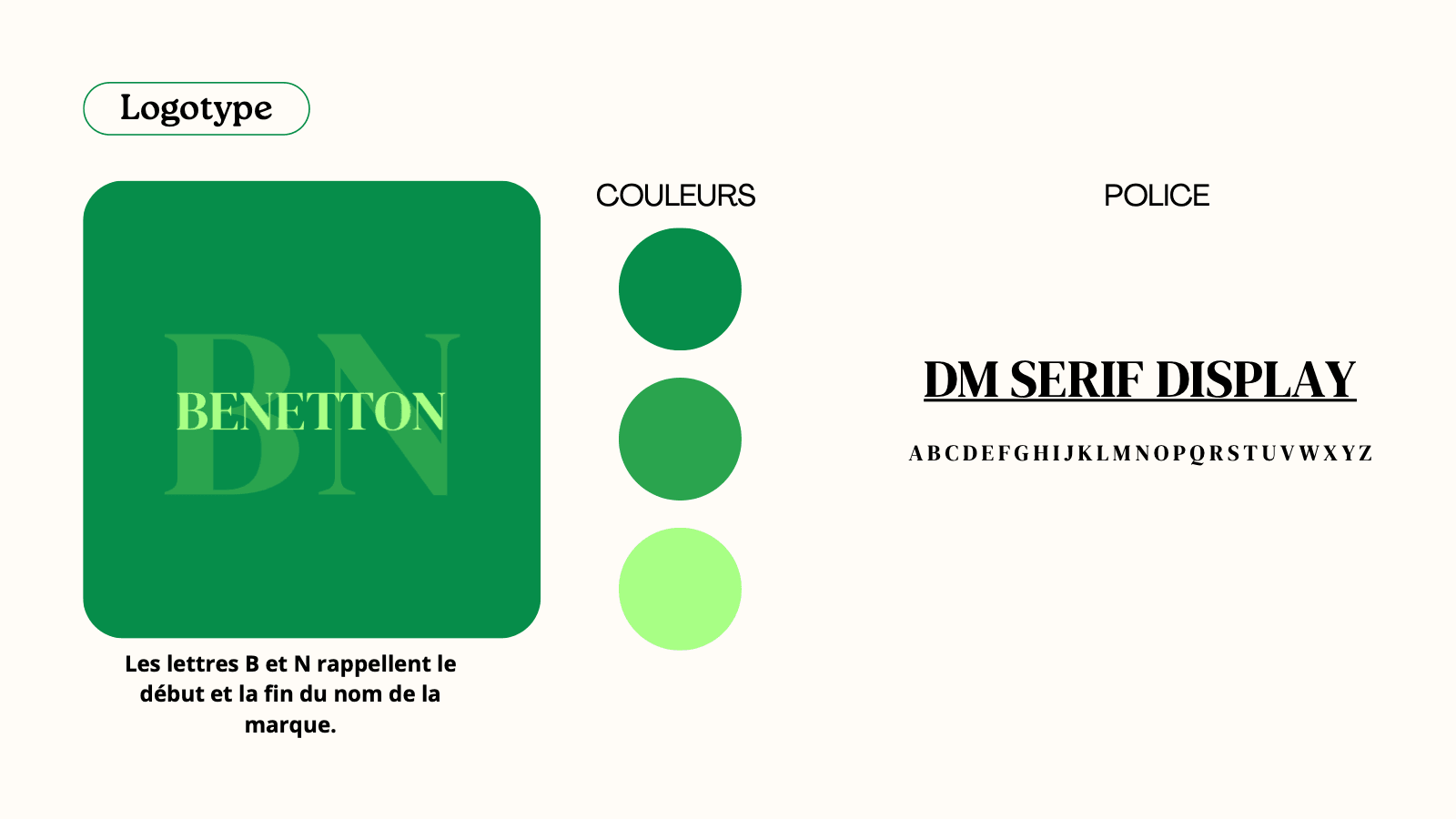 Charte graphique Benetton — page 5 sur 6