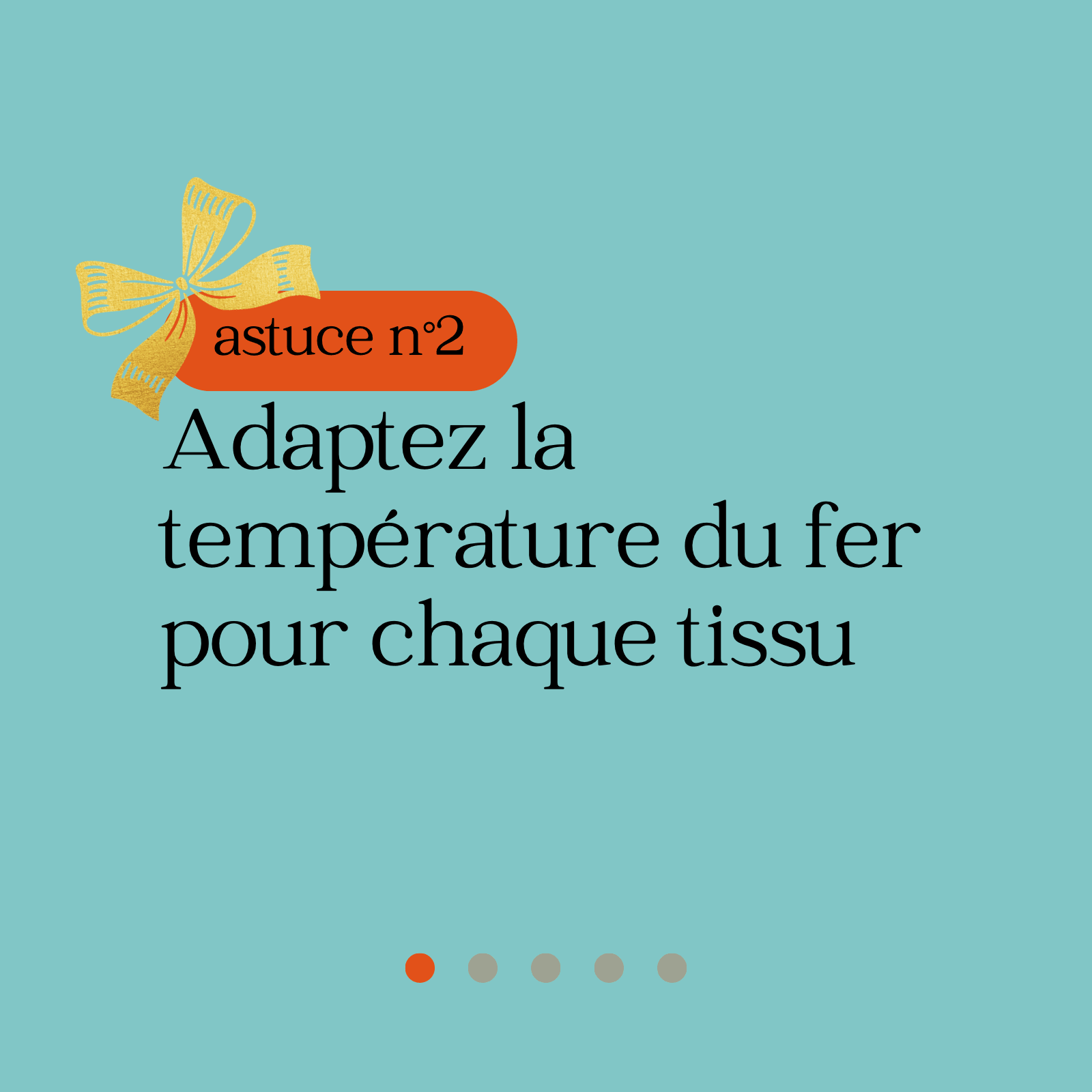 « 5 astuces pour un linge impeccable » — volet 3 sur 8