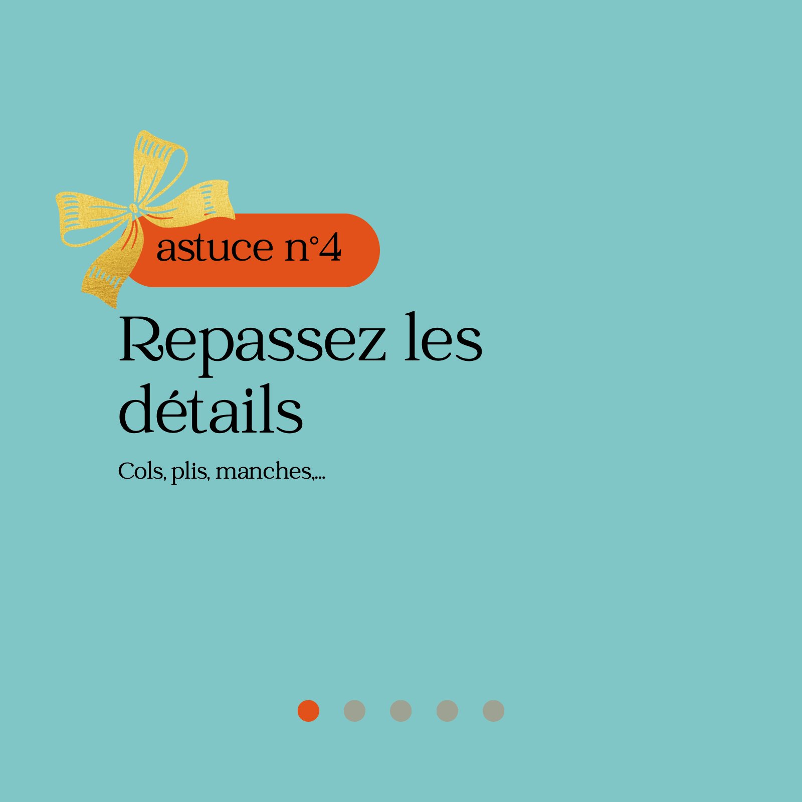« 5 astuces pour un linge impeccable » — volet 5 sur 8