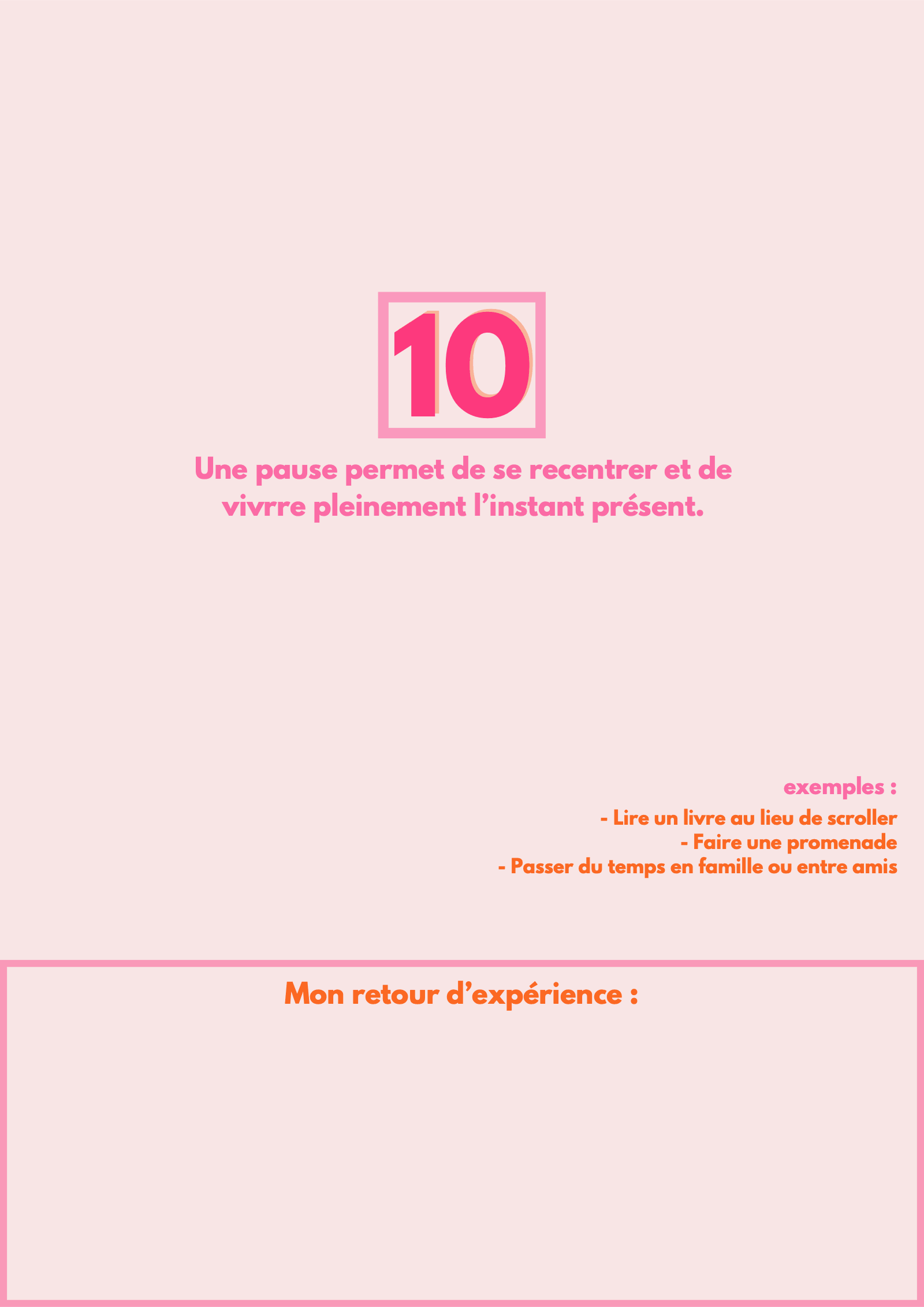 Carnet « 10 défis » — page 13 sur 14