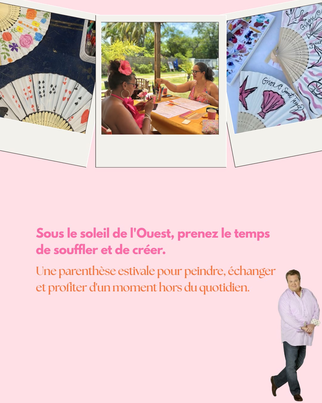 Atelier éventail, La Maison Nomade à La Saline — volet 2 sur 3